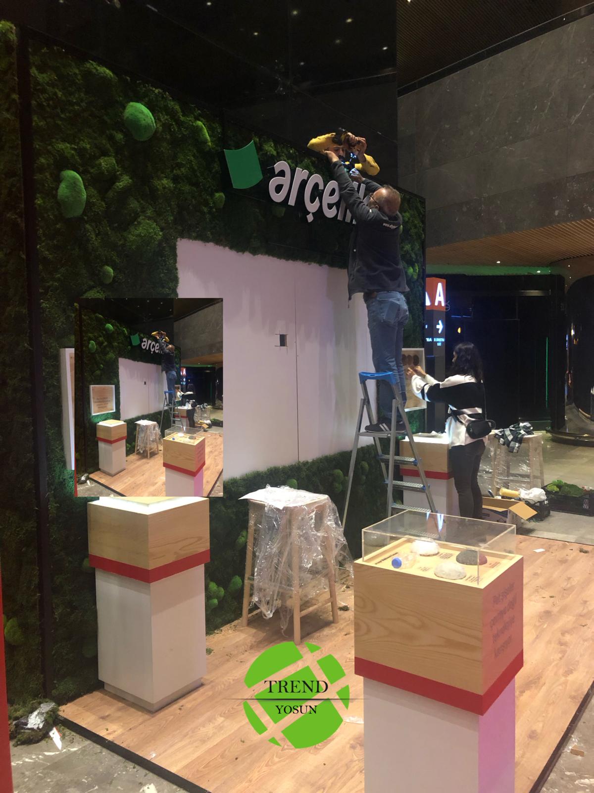 FUAR STANDLARINDA YOSUN UYGULAMALARI